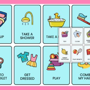 daily activity flashcards