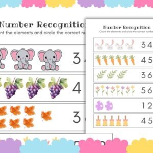number recognition activities 0-10